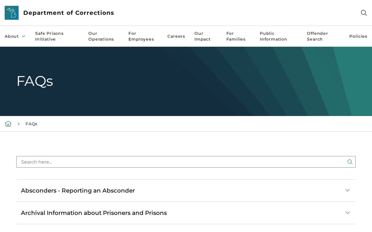 MDOC guidance for Houghton County projected release date fields